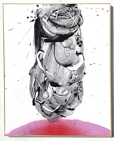 Painting titled "Untitled 04" by Massimo Quadrelli, Original Artwork, Acrylic Mounted on Wood Stretcher frame
