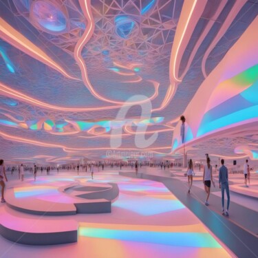 Digital Arts titled "architecture leveli…" by Eduardo Vidal, Original Artwork, AI generated image