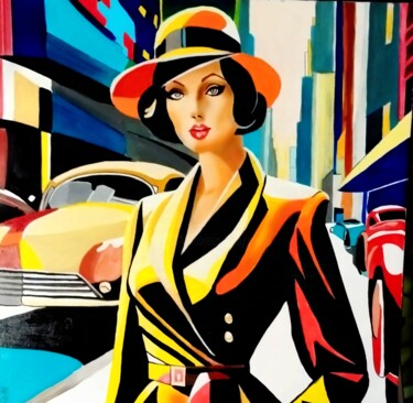 Peinture intitulée "Coloration" par Aéro, Œuvre d'art originale, Acrylique Monté sur Châssis en bois