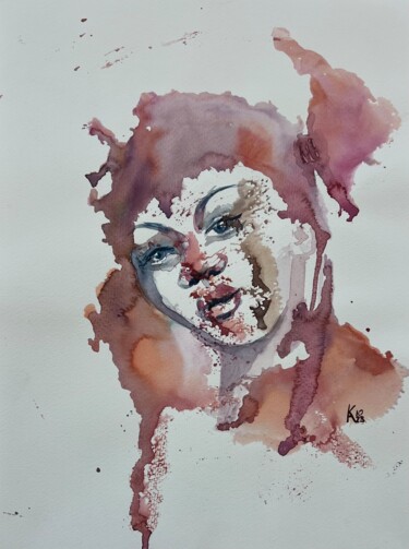 Astonishment 绘画 标题为“Astonishment” 由Katerina Anchugova, 原创艺术品, 水彩