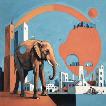 Digital Arts titled "EL 1" by Sophie Agogué, Original Artwork, AI generated image