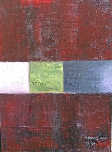 Painting titled "Pages of the Past" by Emili Vit, Original Artwork, Oil Mounted on Wood Stretcher frame