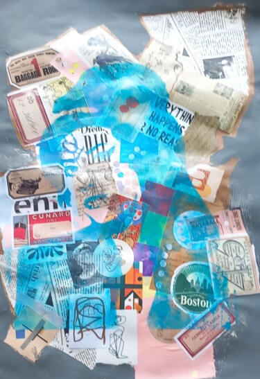 Collages getiteld "Zuid laren" door Ronnie Kolner, Origineel Kunstwerk, Collages