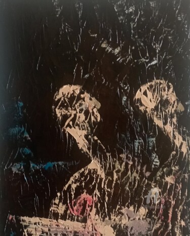 Pintura titulada "Coeurs de musiciens" por Xiorcaled, Obra de arte original, Oleo
