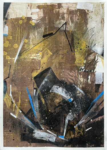 Painting titled "Abstract _ Indet _…" by Saine Fourtwentyone, Original Artwork, Acrylic