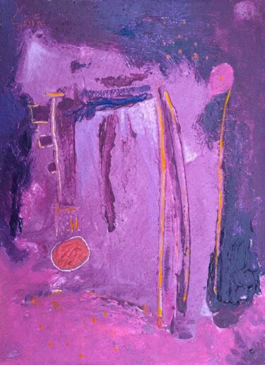 Estatua Rosa 绘画 标题为“Estatua Rosa” 由Francisco Muñoz Tejeida, 原创艺术品, 丙烯