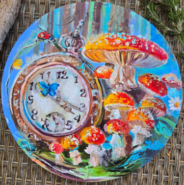 Painting titled "Alice's Whimsical W…" by Annet Loginova, Original Artwork, Oil