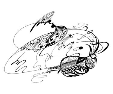 Drawing titled "Note 67" by Sveta Bataenkova, Original Artwork, Marker