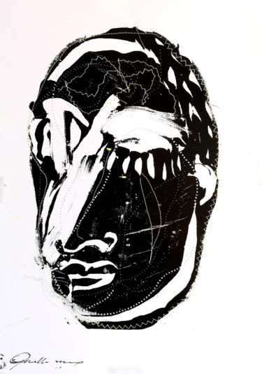 绘画 标题为“Portrait 07” 由Massimo Quadrelli, 原创艺术品, 丙烯