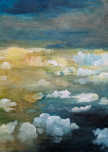 Disegno intitolato "Un bagno di Sole" da Graziana Checchia Pantaleone, Opera d'arte originale, Acrilico