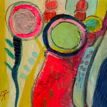 Pittura intitolato "Sans Titre 1" da Armelle Pruniaux, Opera d'arte originale, Acrilico