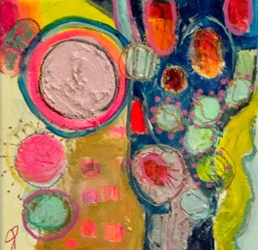 Pittura intitolato "Sans Titre 4" da Armelle Pruniaux, Opera d'arte originale, Acrilico