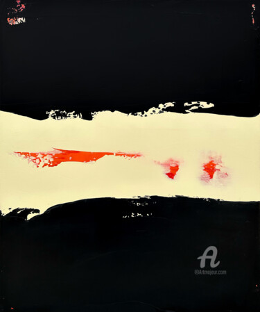 Painting titled "Acrylic Abstract No…" by Torsten Trantow Thotra, Original Artwork, Acrylic Mounted on Other rigid panel