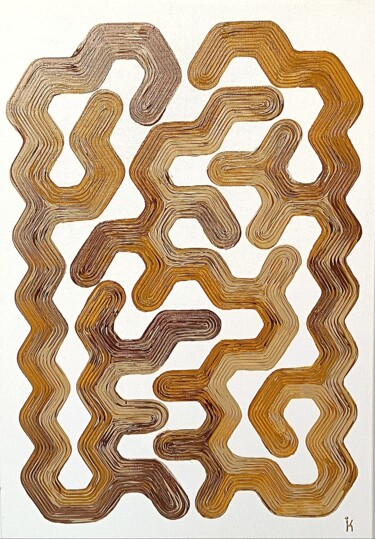 Peinture intitulée "Infinite Passage" par Iren Krup, Œuvre d'art originale, Acrylique Monté sur Châssis en bois