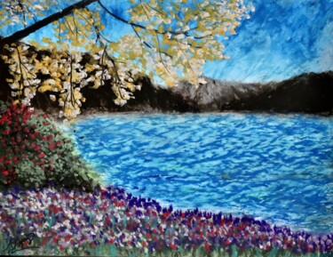 「Voice of nature」というタイトルの絵画 Alicia Lopezによって, オリジナルのアートワーク, パステル