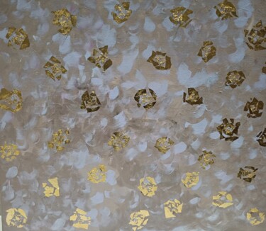 Peinture intitulée "The Rose Glam" par Supreet Kaur, Œuvre d'art originale, Acrylique