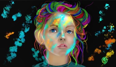 数字艺术 标题为“Hope” 由Maud Dutreix, 原创艺术品, 数字油画