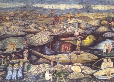 Dessin intitulée "Libèration" par Henry Fournier, Œuvre d'art originale, Crayon