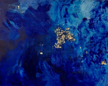 绘画 标题为“Il sépara la lumièr…” 由Pascale Galbois, 原创艺术品, 油 安装在木质担架架上