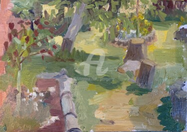 绘画 标题为“West Horsley Place,…” 由Georgina Rey, 原创艺术品, 油