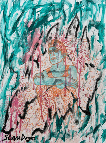 Peinture intitulée "NO.1 (Series FOG)" par Slava Dego, Œuvre d'art originale, Acrylique
