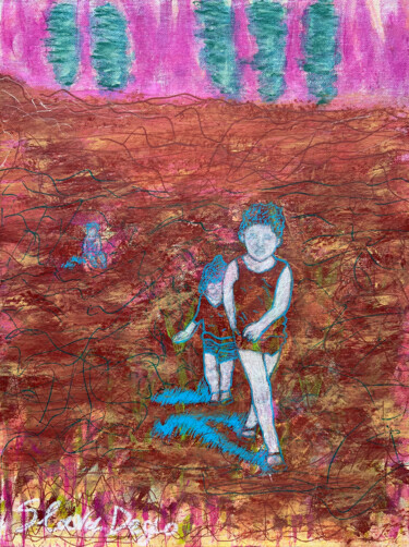Peinture intitulée "NO.2 (Series FOG)" par Slava Dego, Œuvre d'art originale, Acrylique