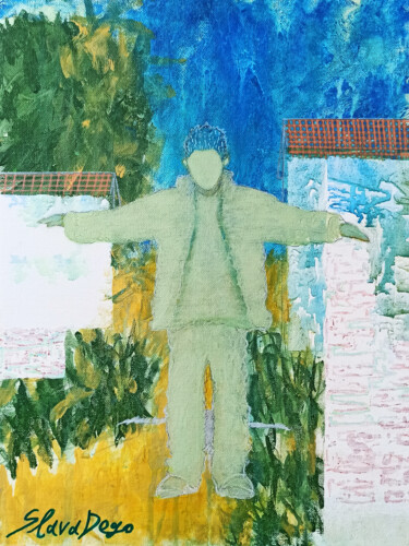 Peinture intitulée "NO.1 (Series IN SEA…" par Slava Dego, Œuvre d'art originale, Acrylique