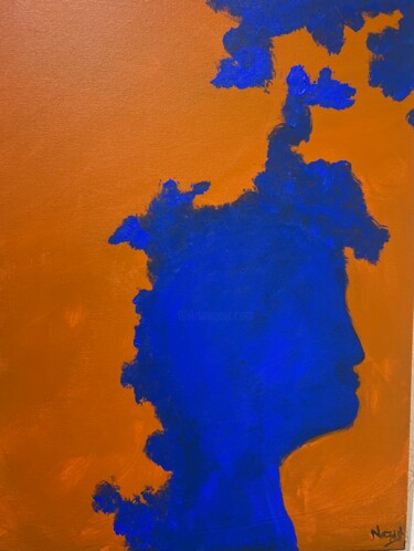 Peinture intitulée "Explosions" par Nazish Hassan, Œuvre d'art originale, Acrylique Monté sur Châssis en bois