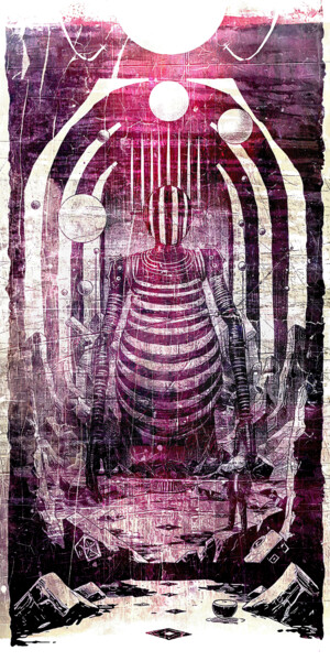 Digitale Kunst getiteld "Naburiccon level 8" door Qlsf, Origineel Kunstwerk, 2D Digital Work