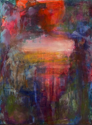 Light of the fading day Painting titled "Light of the fading…" by Nadiia Boichenko, Original Artwork, Acrylic