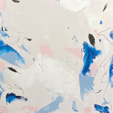 绘画 标题为“Fragments (II)” 由Andreea Zecheru, 原创艺术品, 丙烯 安装在木质担架架上