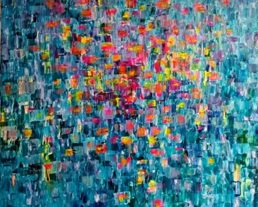 Peinture intitulée "16 septembre 2024" par Geneviève Baud Caizergues, Œuvre d'art originale, Acrylique Monté sur Châssis en…