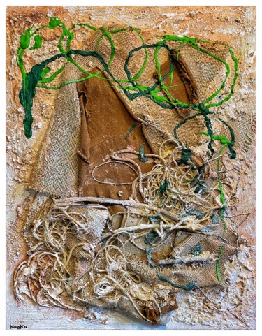 Structures -The Leaven Collages titled "Structures -The Lea…" by Jakub Kossakowski (Art After Hours), Original Artwork, Acrylic