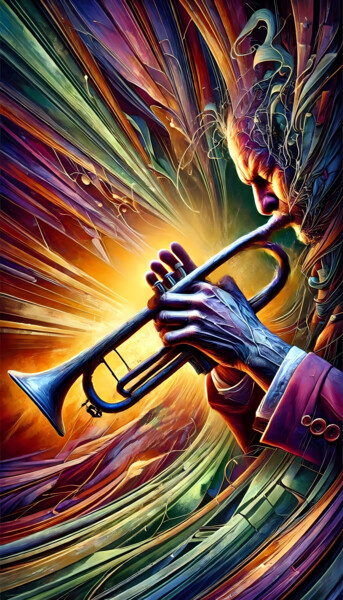 Digital Arts titled "Croma Improvisado" by Soulful Spectres, Original Artwork, AI generated image