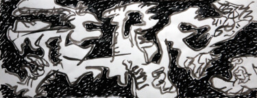「Dibrujo 2011 +B」というタイトルの描画 Rémy Verneuilによって, オリジナルのアートワーク, インク