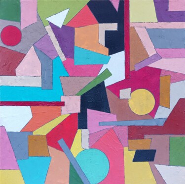 Armonia e caos Peinture intitulée "Armonia e caos" par Stefano Tomasi, Œuvre d'art originale, Acrylique Monté sur Châssis en bois