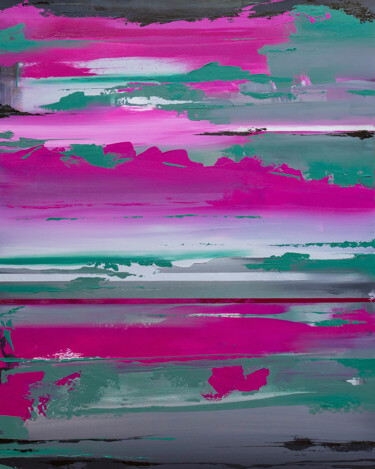 Malerei mit dem Titel "Cosmic dust 2" von Svitlana Kalinina, Original-Kunstwerk, Acryl Auf Keilrahmen aus Holz montiert