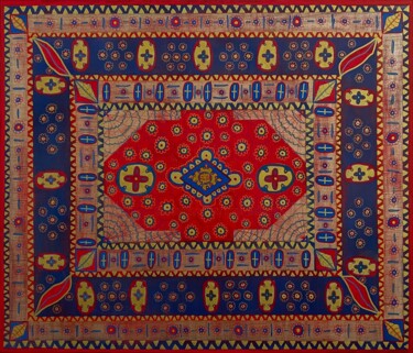 绘画 标题为“PERSIAN CARPET – MA…” 由Frank Willems, 原创艺术品, 丙烯