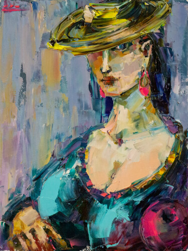 Peinture intitulée "Expression of Color…" par Oleg Sharapanovsky, Œuvre d'art originale, Huile Monté sur Châssis en bois