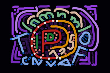 Digitale Kunst mit dem Titel "Lolly" von Dirk Becker, Original-Kunstwerk, Digitaldruck