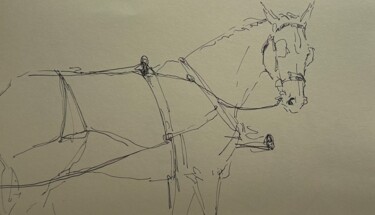 Drawing titled "I" by Thenellli, Original Artwork, Ink