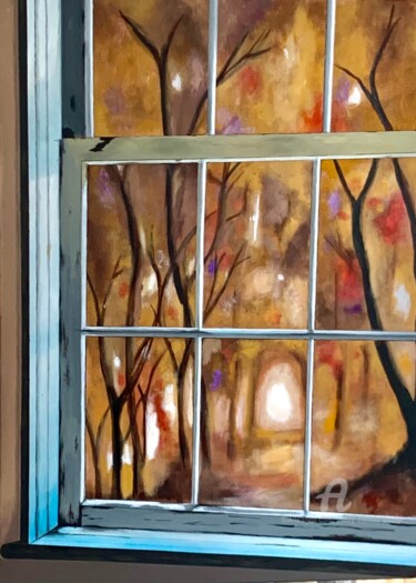 Peinture intitulée "Sonate d'automne" par Paddy Manlay (Paddy), Œuvre d'art originale, Acrylique Monté sur Châssis en bois