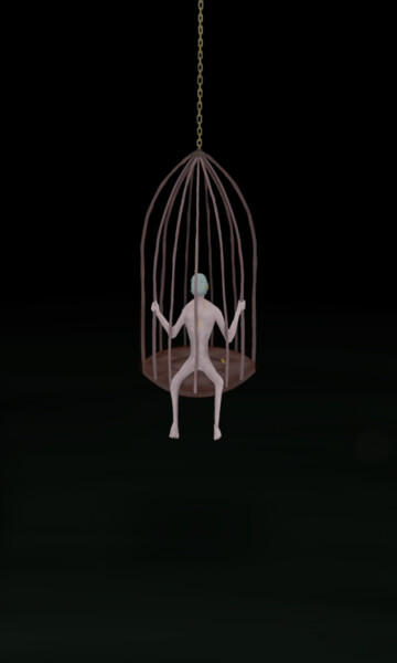 数字艺术 标题为“Prison of own creat…” 由Andrey Elenev, 原创艺术品, 数字油画