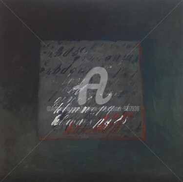 Painting titled "Les anglaises de mo…" by Myriam Van Calster, Original Artwork, Acrylic Mounted on Wood Stretcher frame