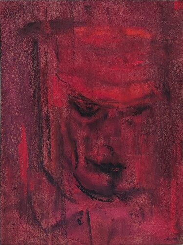 图画 标题为“Till Lindemann.Red…” 由Olesya Nikolaeva, 原创艺术品, 粉彩