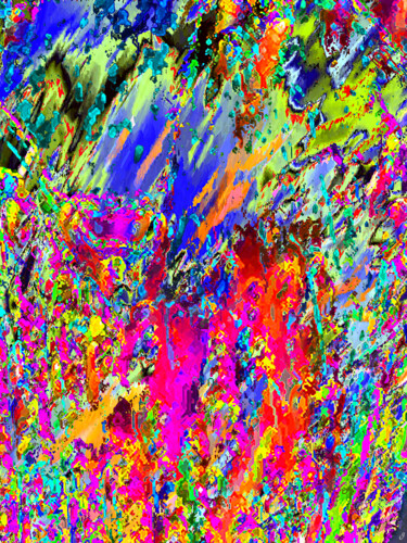 Arts numériques intitulée "Le chant de dignité" par Cj Perin, Œuvre d'art originale, Peinture numérique