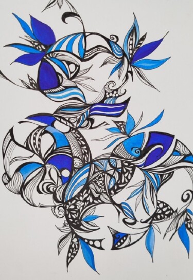 "N°265" başlıklı Resim Nadejd'Art tarafından, Orijinal sanat, Mürekkep