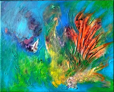 Peinture intitulée "Laisse exploser ton…" par Seny Jasna, Œuvre d'art originale, Acrylique Monté sur artwork_cat.