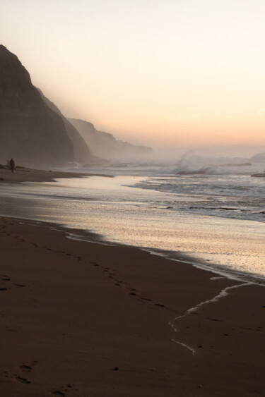 Cliffs and tide Photography titled "Cliffs and tide" by Nadia Sharova, Original Artwork, Digital Photography
