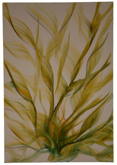 Peinture intitulée "Dans la Douceur d'u…" par Claire Crozier, Œuvre d'art originale, Huile Monté sur Autre panneau rigide